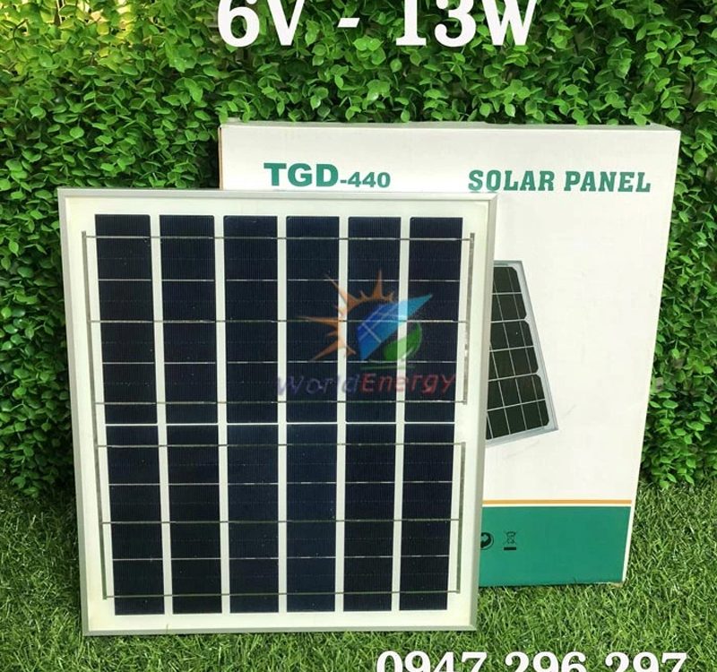 Tấm pin đèn năng lượng 6V – 13W